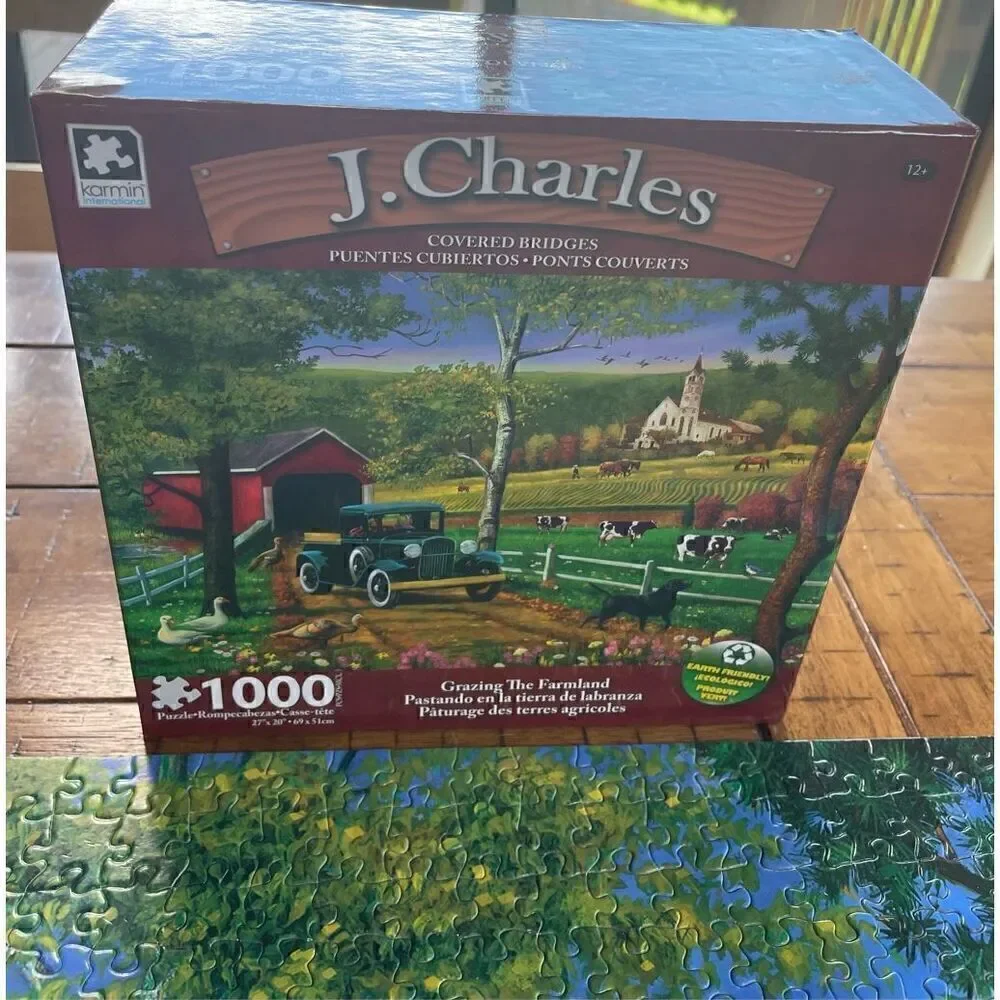 Covered Bridge Jigsaw Puzzle